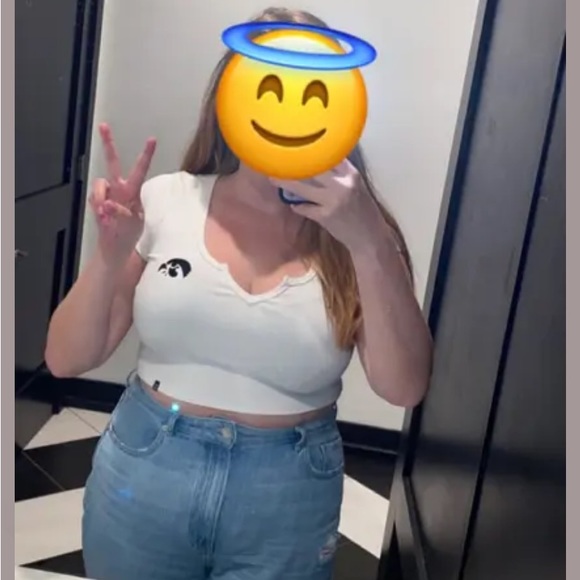 Hype And Vice Cali Tee White Cropped SDSU San Diego State Aztecs NWT Size M - Picture 5 of 13